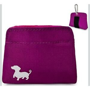 Swaggly Purple Pocket Sized Magnetic Dog Treat Pouch, Extra Small 3.5" x 3" NWOT